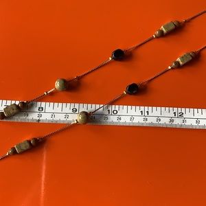 Natural stone vintage necklace